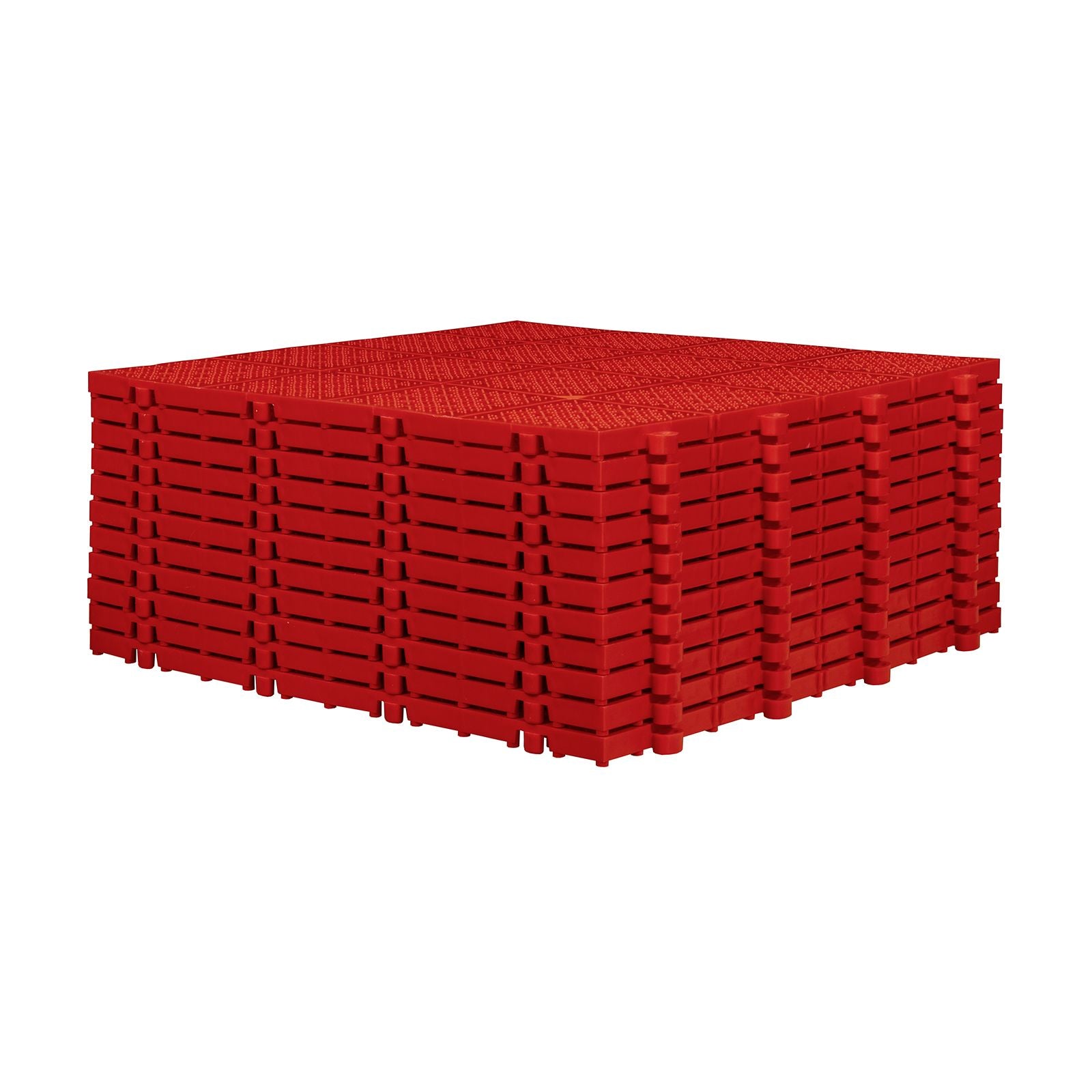 11 Stk. Universal Werkstattboden Klickfliesen aus Kunststoff, 300x300x11 mm, ca. 1 qm, für innen und außen