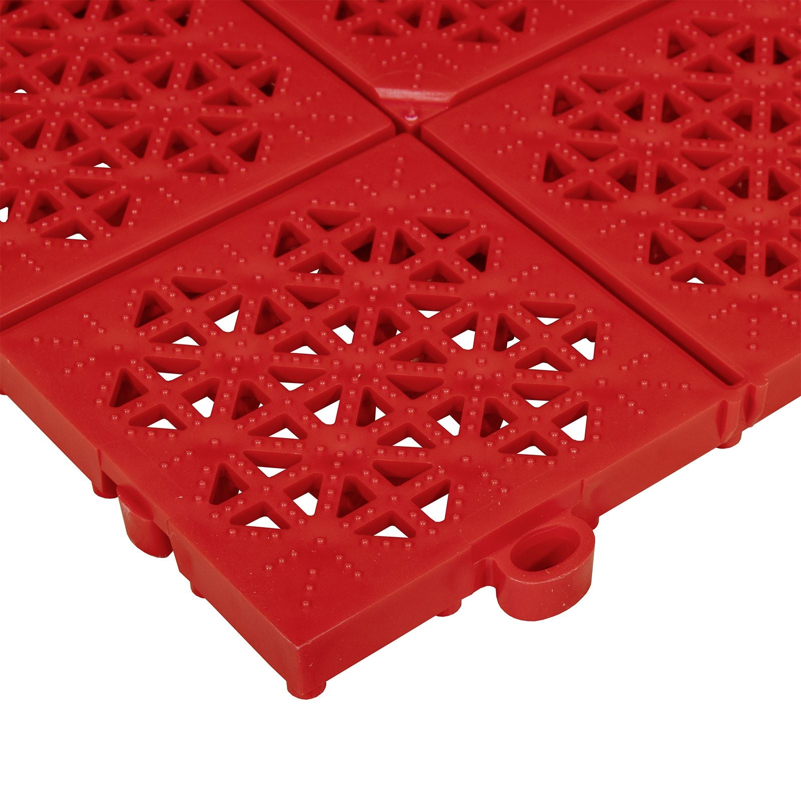 11 Stk. Universal Werkstattboden Klickfliesen aus Kunststoff, 300x300x11 mm, ca. 1 qm, für innen und außen