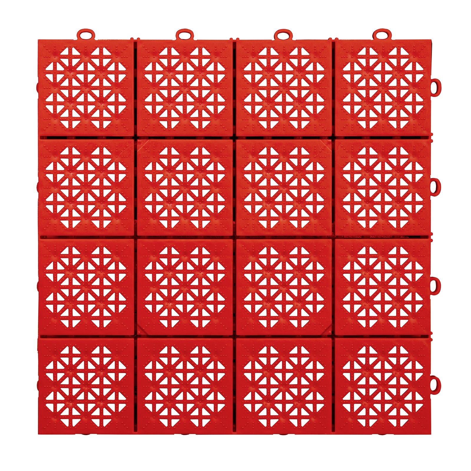 11 Stk. Universal Werkstattboden Klickfliesen aus Kunststoff, 300x300x11 mm, ca. 1 qm, für innen und außen