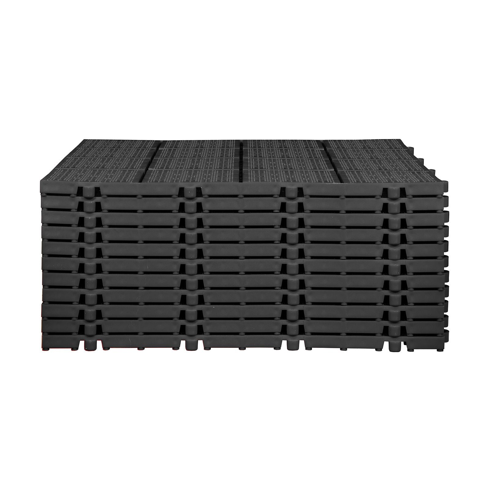 11 Stk. Universal Werkstattboden Klickfliesen aus Kunststoff, 300x300x11 mm, ca. 1 qm, für innen und außen