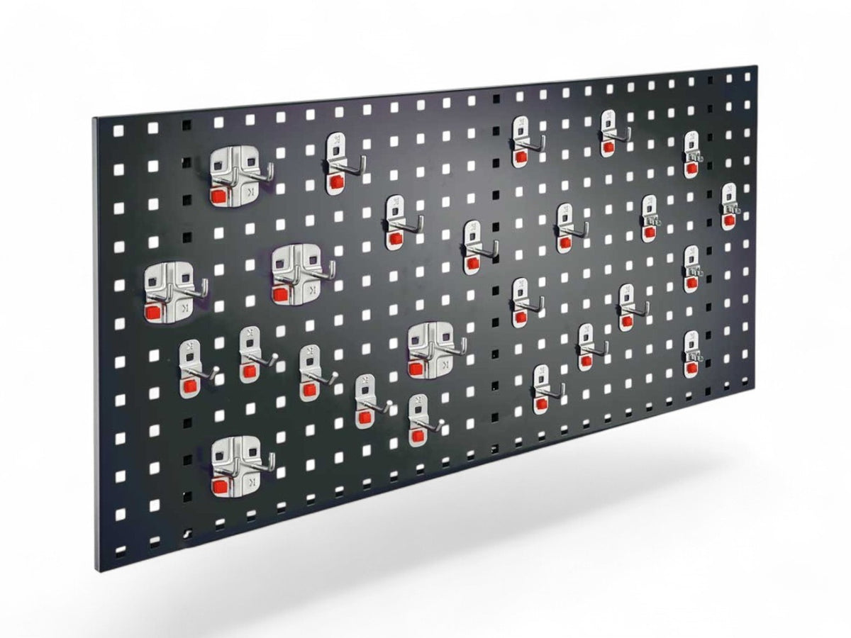 110-piece set of pegboard hooks, tool holders for pegboards, for tool pegboards