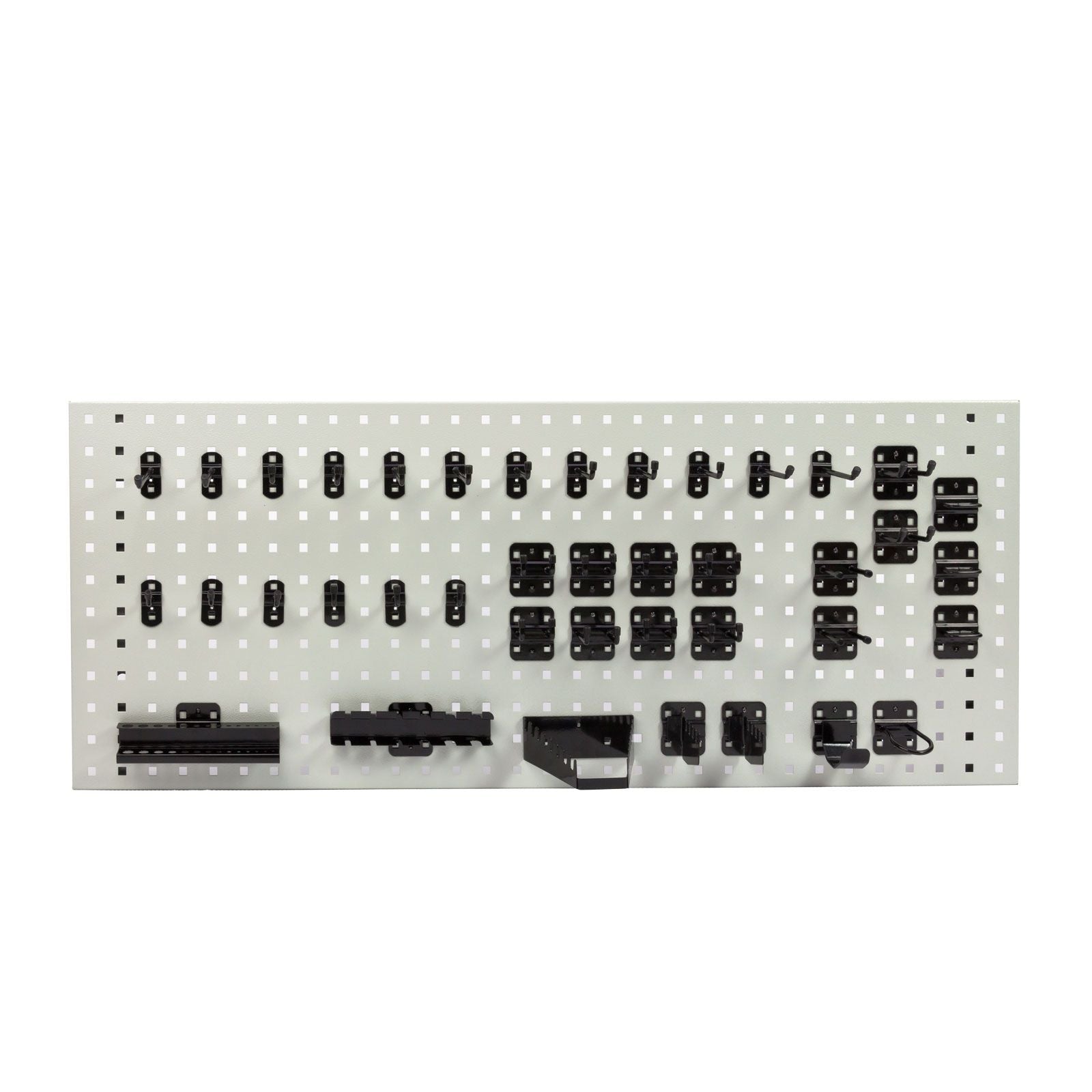 40-tlg. Set Lochwandhaken, Werkzeughalter für Lochwand, für Werkzeug-Lochwand (schwarz)