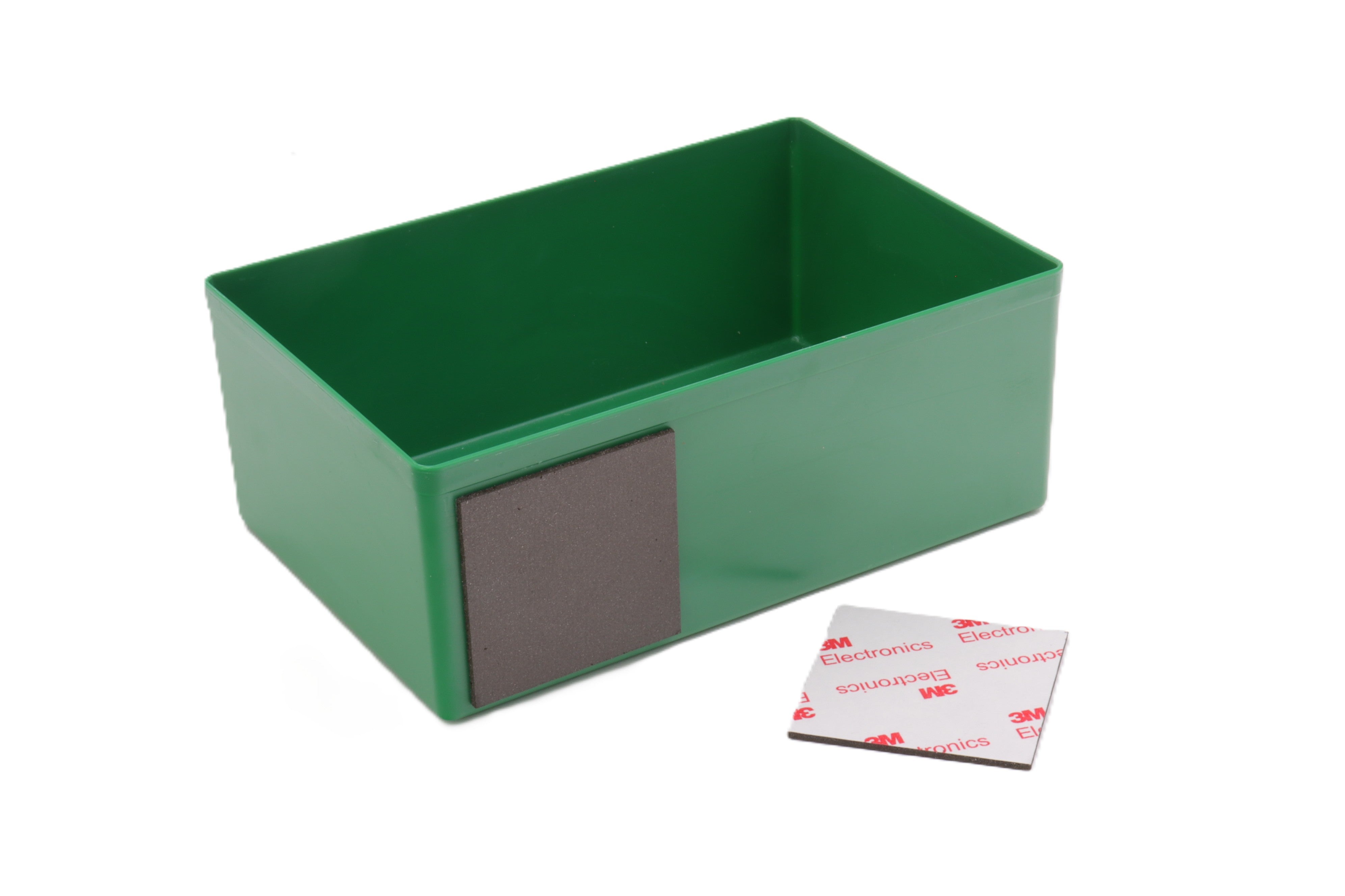 4 Stk. Neodym Magnete (extra stark) für Lochwand, Maße: 50x50x1,5 mm, selbstklebend, extra starke Haftkraft