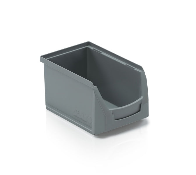 6 Stk. Sichtlagerkasten ToBi (M), 230x150x125 mm (LxBxH), 3 Liter, stapelbar, aus PP