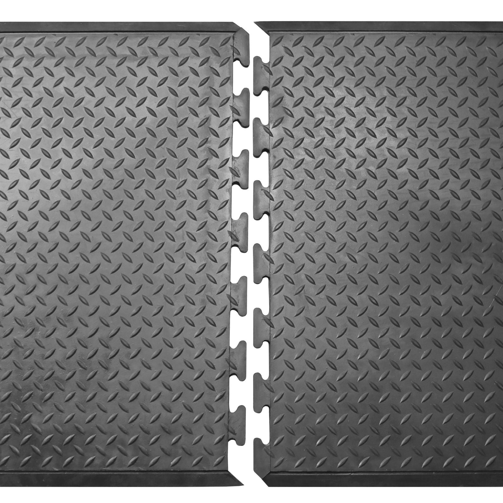 Anti-Ermüdungsmatte für den Arbeitsplatz, 3-tlg. , 2400x700 mm, aus Naturkautschuk