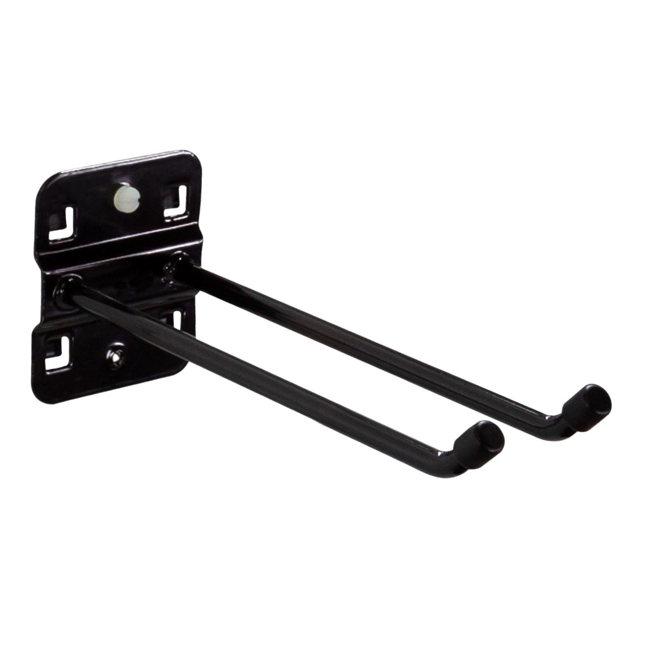 Lochwandhaken, Werkzeughalter für Lochwand, doppelt mit abgeschrägtem Hakenende