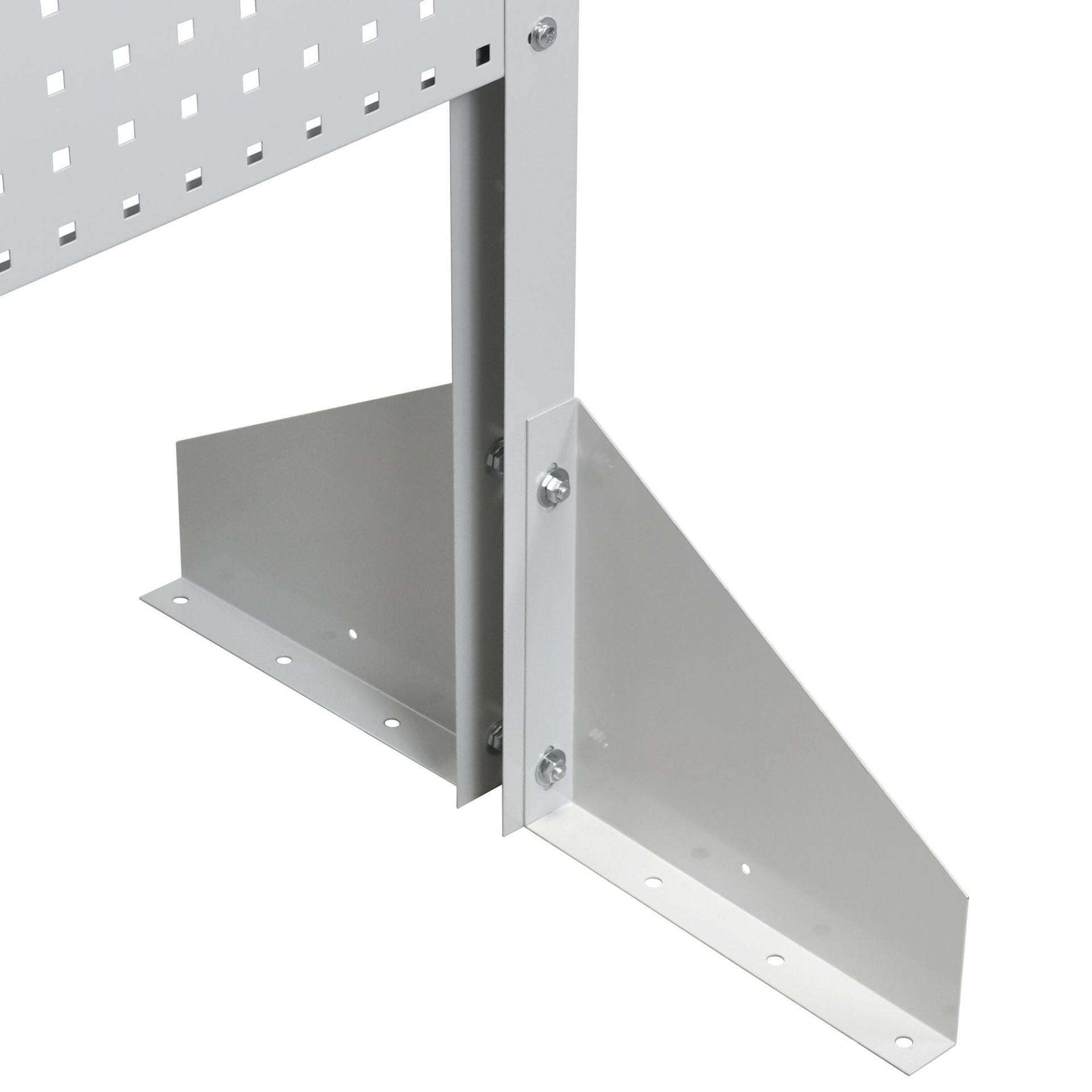 Freistehende Lochwand mit Füßen, Werkzeugwand Raumteiler, mit 3 Lochwänden, 1845x1200x640 mm (HxBxT), freistehend, erweiterbar