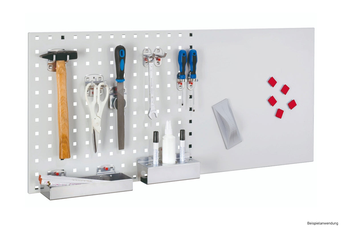 Ensemble de 110 crochets pour panneau perforé, porte-outils pour panneau perforé, pour panneau perforé à outils