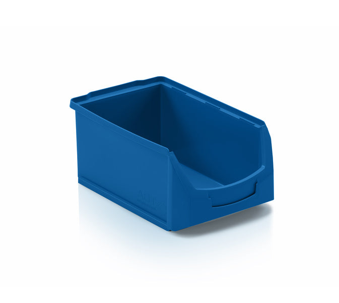 6 Stk. Sichtlagerkasten ToBi (L), 350x210x150 mm (LxBxH), 7 Liter, stapelbar, aus PP