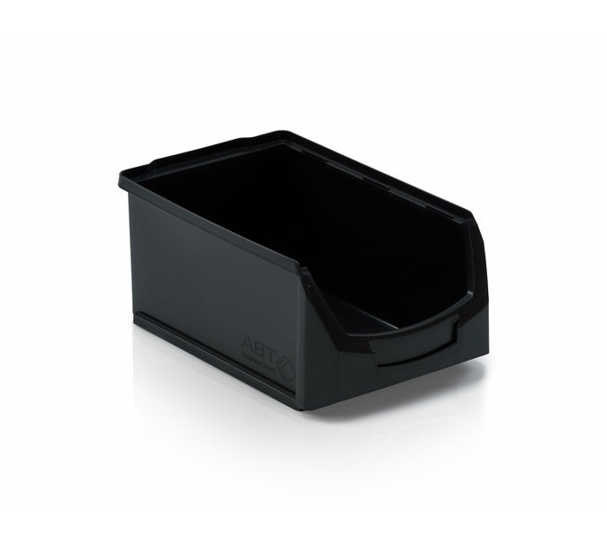 6 Stk. Sichtlagerkasten ToBi (L), 350x210x150 mm (LxBxH), 7 Liter, stapelbar, aus PP