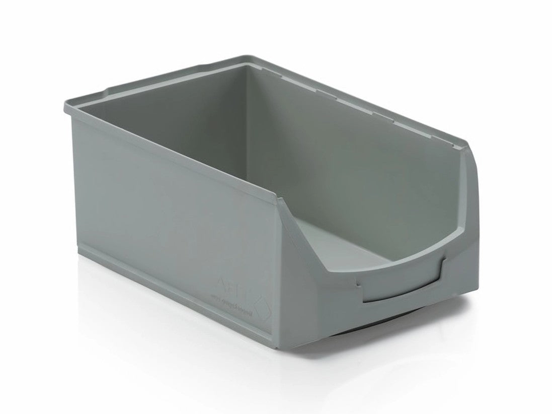 6 Stk. Sichtlagerkasten ToBi (XL), 500x310x200 mm (LxBxH), 24 Liter, stapelbar, aus PP