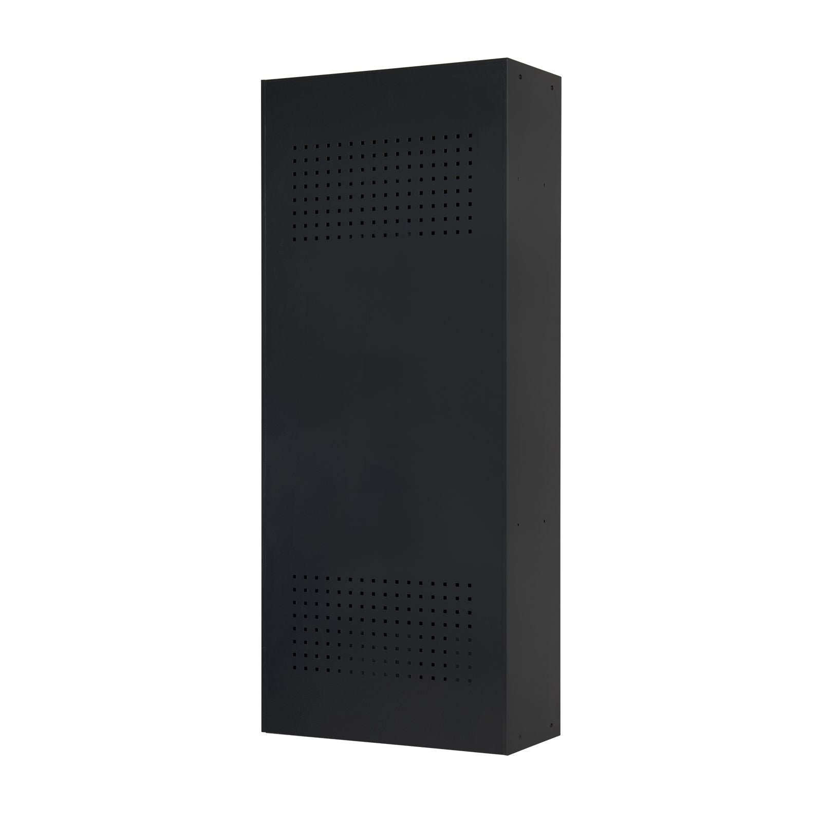 Universal Flügeltürschrank mit Ablageboden und 3 verstellbaren Fächern, 1920x800x370 mm (LxBxH), RAL 7016/7035