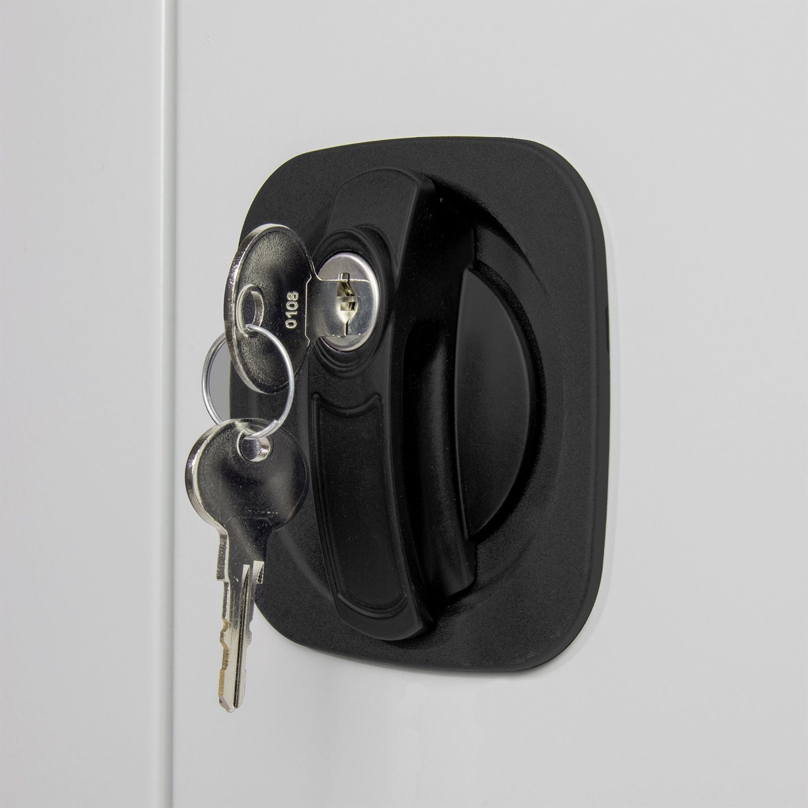 Universal Flügeltürschrank mit Ablageboden und 3 verstellbaren Fächern, 1920x800x370 mm (LxBxH), RAL 7016/7035