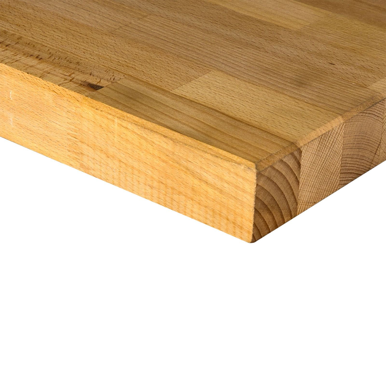 Werkbank Buchenholzplatte, Buchenplatte, Werkplatte, 50 mm Stärke, vollholz verleimt, massiv