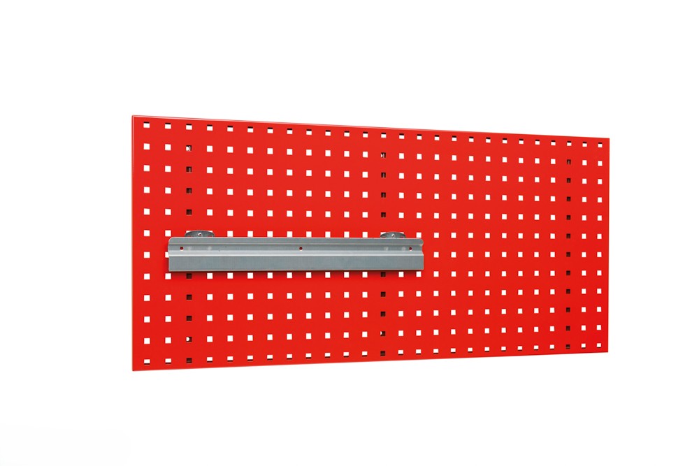 Sichtlagerkasten Halteschiene für Lochwand 500 mm Set inkl. 5 Sichtlagerkästen 89x102x50 (LxBxH)