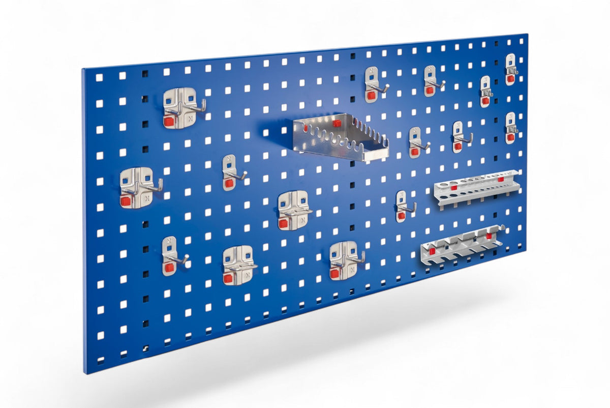 110-piece set of pegboard hooks, tool holders for pegboards, for tool pegboards