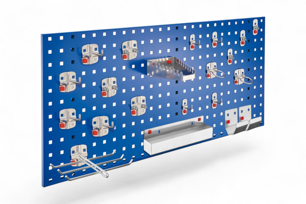 110-piece set of pegboard hooks, tool holders for pegboards, for tool pegboards