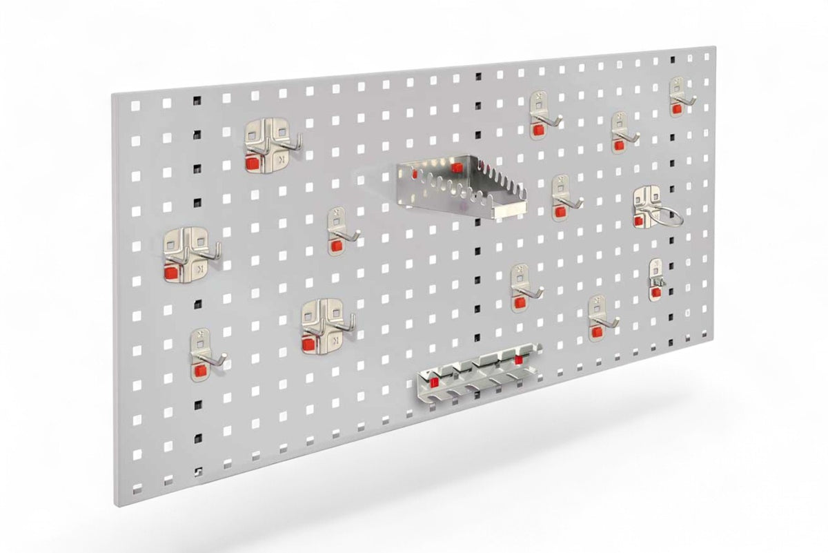 110-piece set of pegboard hooks, tool holders for pegboards, for tool pegboards