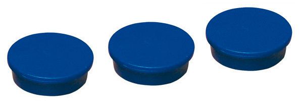 10 Stk. Magnete für Lochwand, 25 mm Durchmesser, 3 Farben