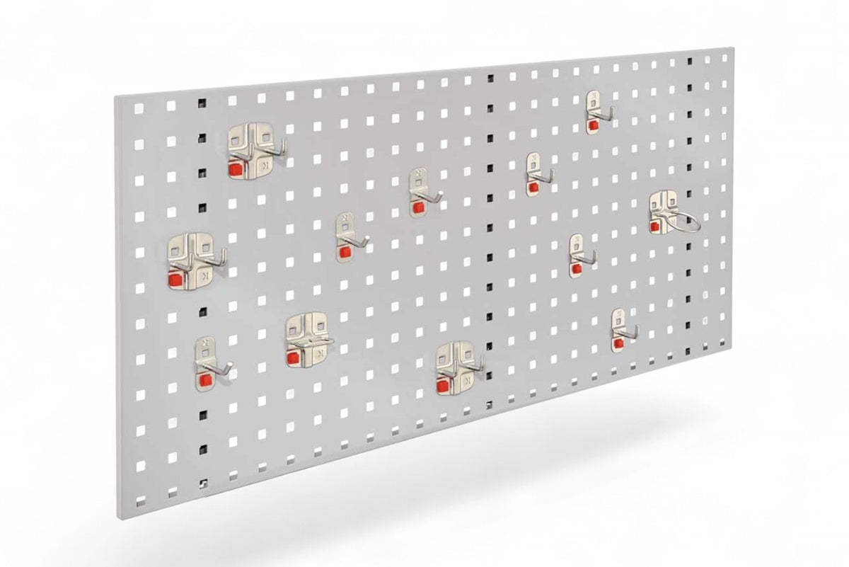 110-piece set of pegboard hooks, tool holders for pegboards, for tool pegboards