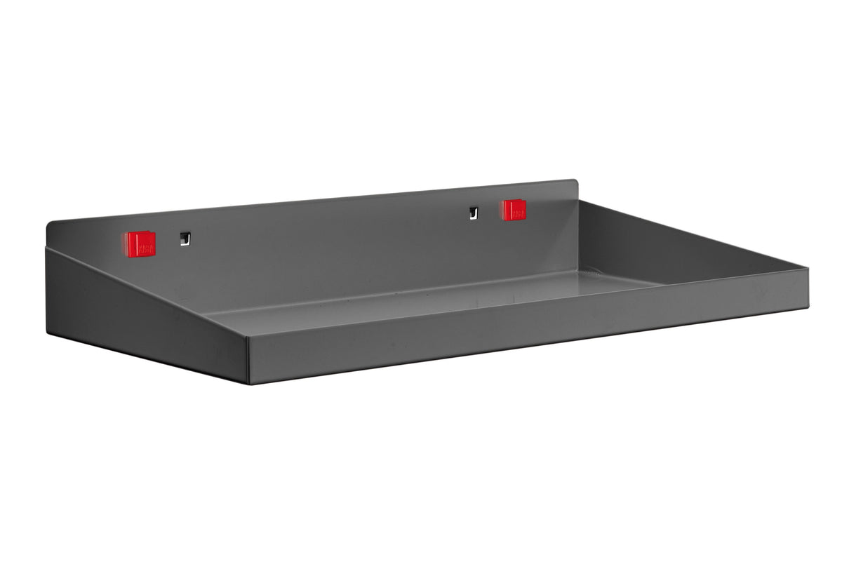 ®RasterPlan/ABAX Ablageboden/Ablagefach groß 490x243x77 mm (BxTxH) Lochwandhaken, Werkzeughalter für Werkzeug-Lochwand