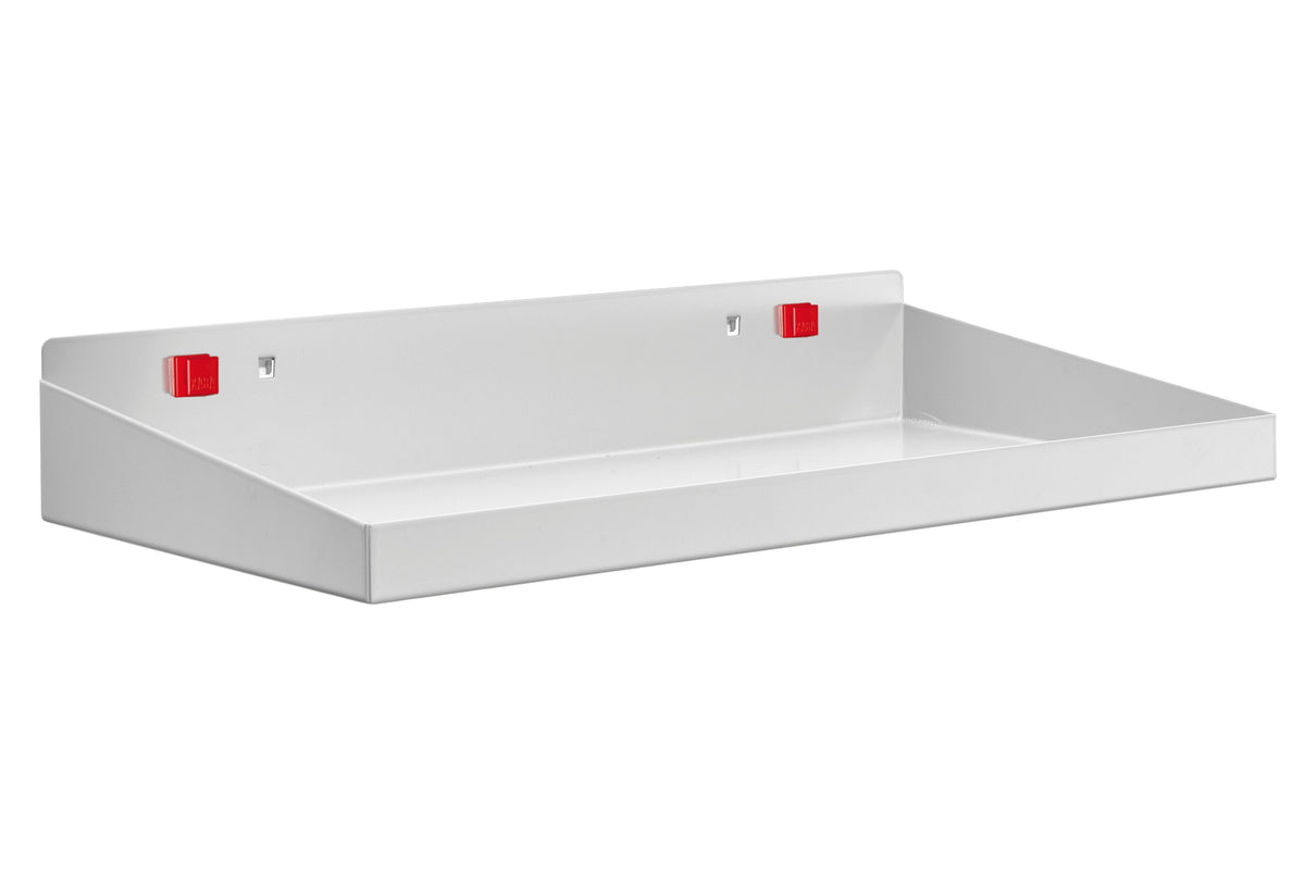®RasterPlan/ABAX Ablageboden/Ablagefach groß 490x243x77 mm (BxTxH) Lochwandhaken, Werkzeughalter für Werkzeug-Lochwand