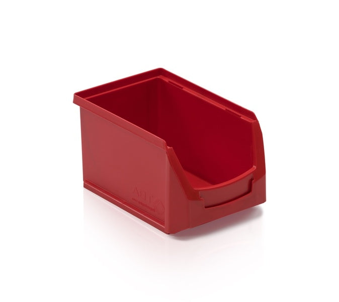 6 Stk. Sichtlagerkasten ToBi (M), 230x150x125 mm (LxBxH), 3 Liter, stapelbar, aus PP