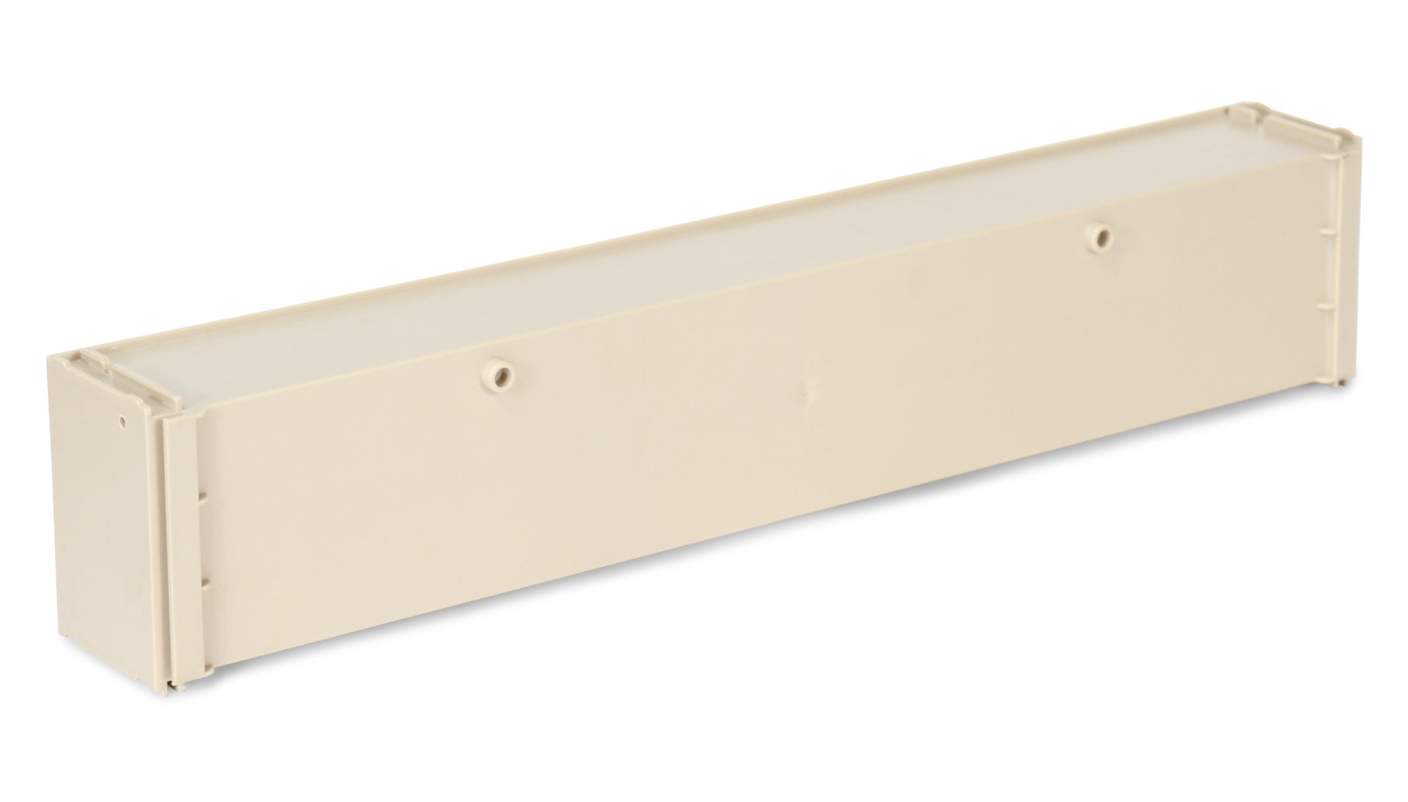 Transparent storage box with 6 tilting chutes, 600x75x113 mm, grey, including holder for pegboards (copy)