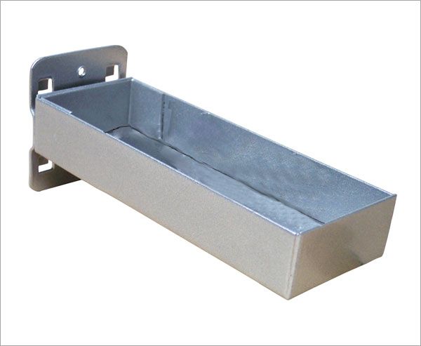 Lochwandhaken, Werkzeughalter für Lochwand, Kleinteileablage, Ablagefach, 150x55 mm