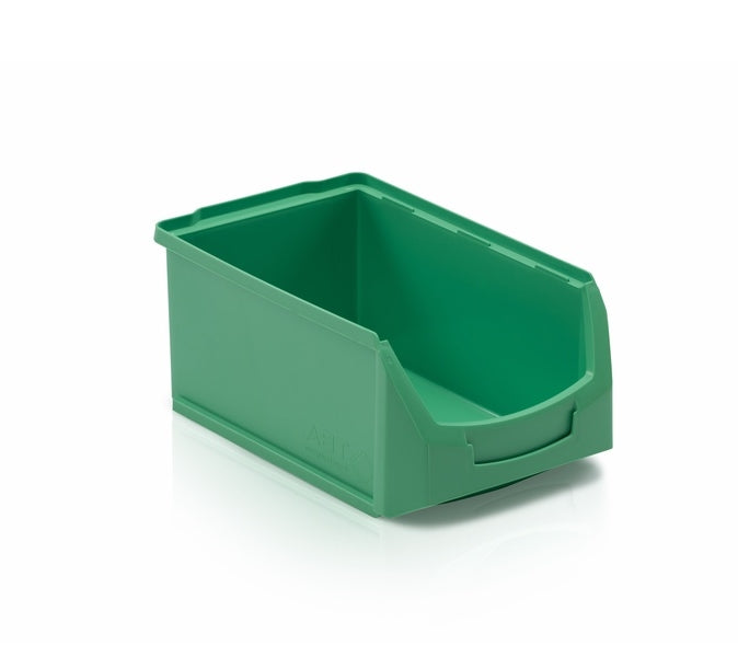 6 Stk. Sichtlagerkasten ToBi (L), 350x210x150 mm (LxBxH), 7 Liter, stapelbar, aus PP