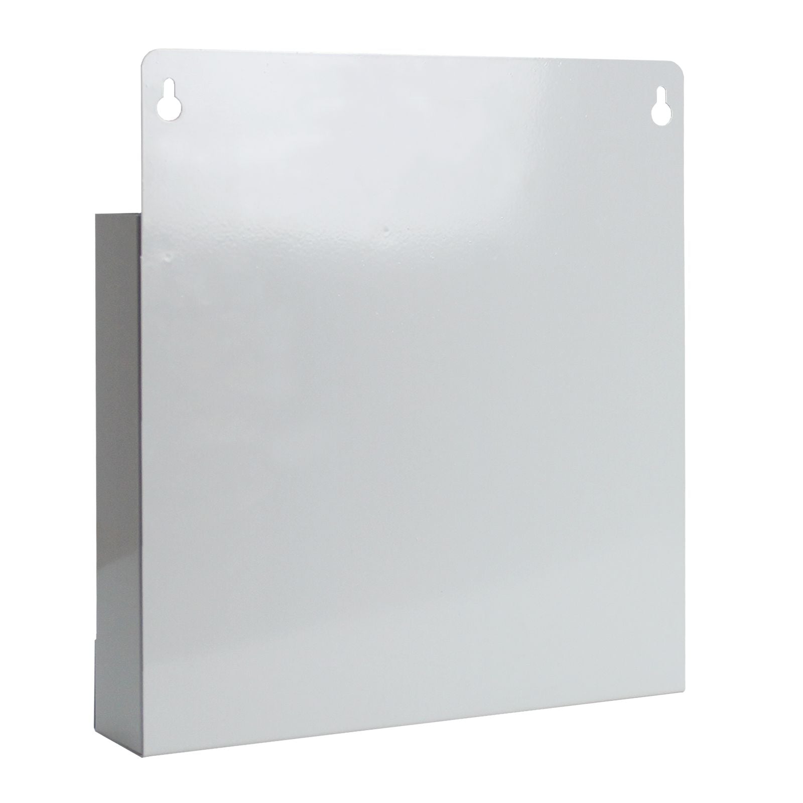 Universal Wandhalterung Aufbewahrung Magazin aus Stahlblech, mit 4 Fächern, 331x300x61 mm (HxBxT)