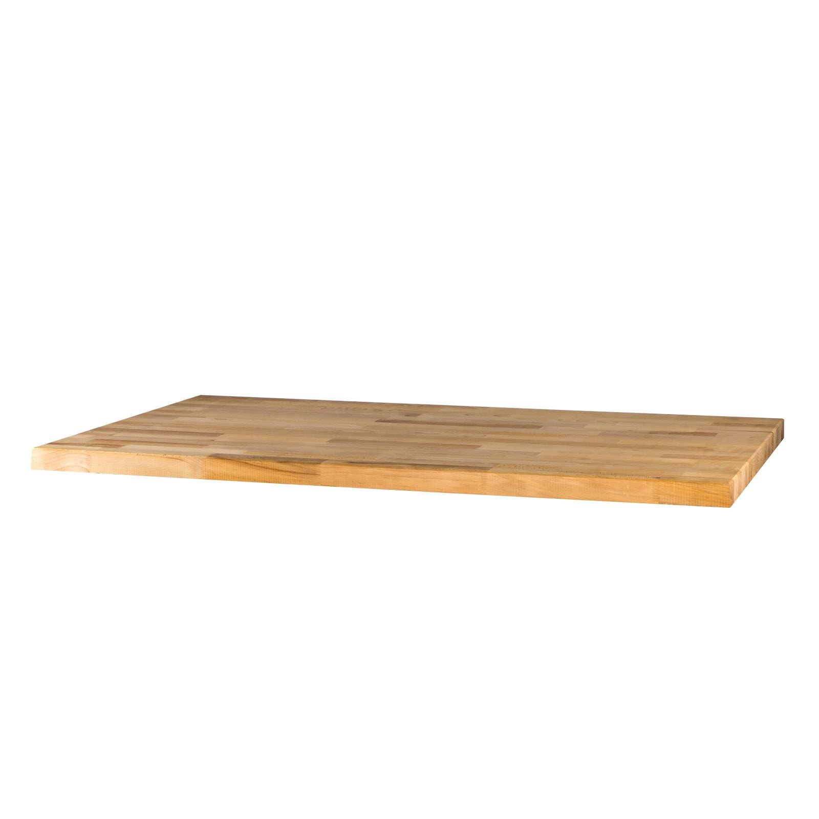 Werkbank Buchenholzplatte, Buchenplatte, Werkplatte, 50 mm Stärke, vollholz verleimt, massiv