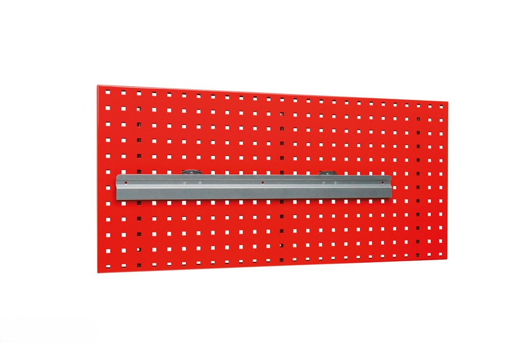 Sichtlagerkasten Halteschiene für Lochwand 764 mm Set inkl. 7 Sichtlagerkästen 164x105x75 mm (LxBxH)