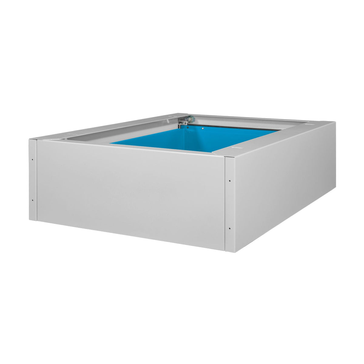 Drawer shelf, small parts shelf, screw shelf with 48 compartments for wall mounting, 850x500x125 mm (HxWxD)