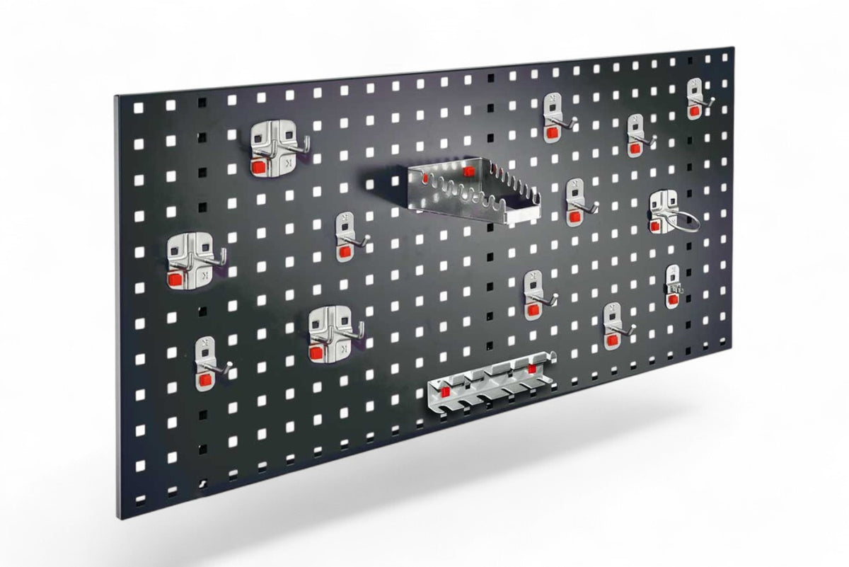 110-piece set of pegboard hooks, tool holders for pegboards, for tool pegboards